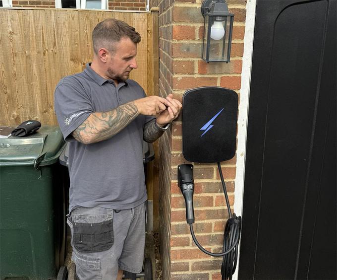 EV charger installation